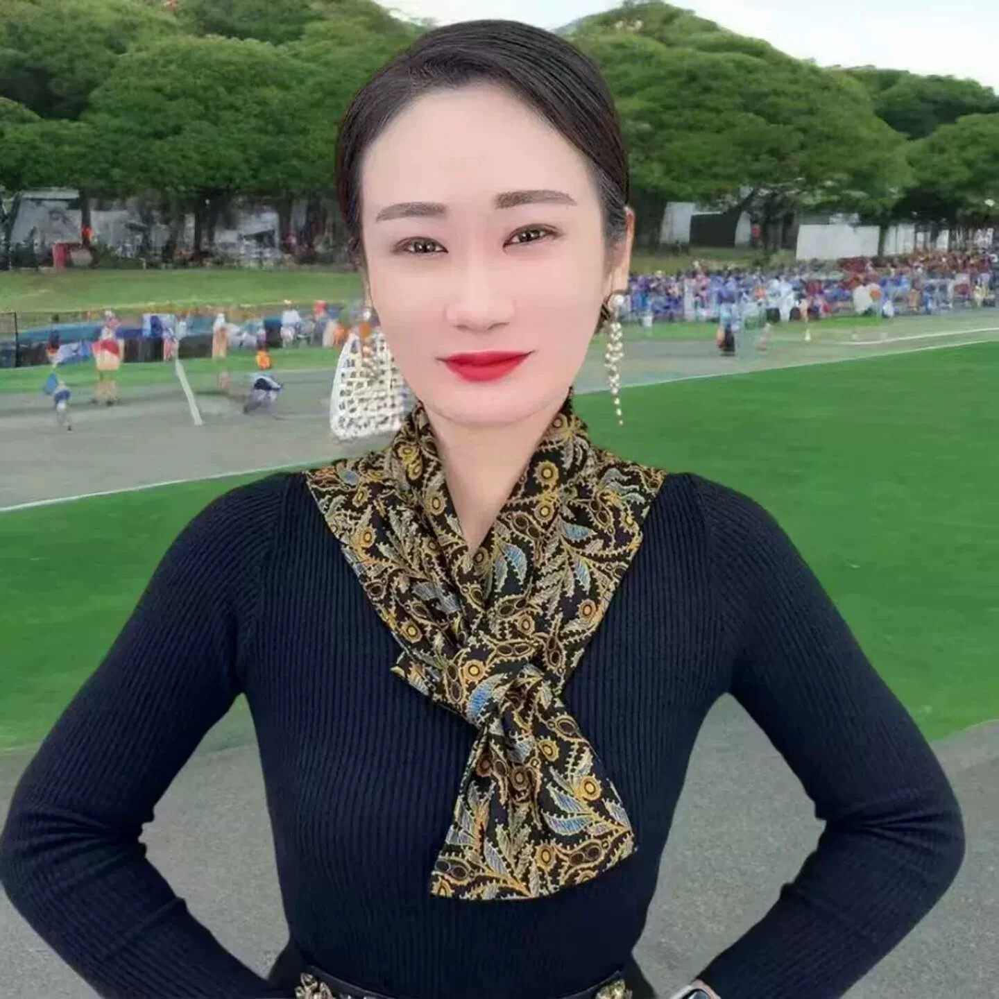 德绒带兜护颈围脖保暖颈椎防受凉
