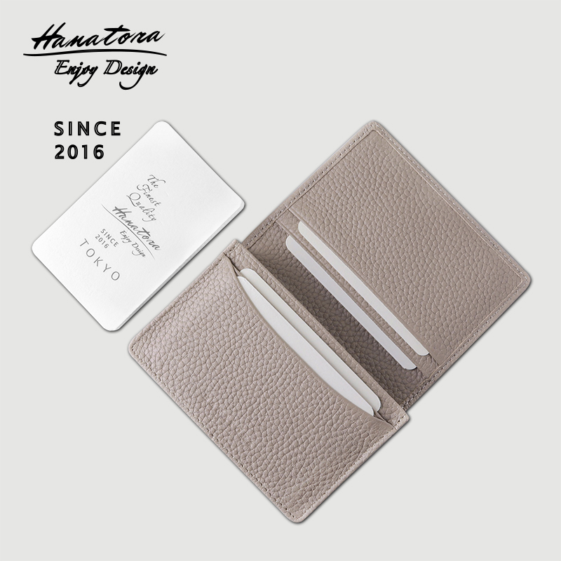 日本花虎真皮名片包礼物情人节