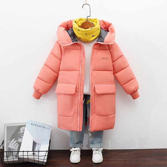 어린이 소년 재킷 겨울 따뜻한 다운 코트 어린이 후드