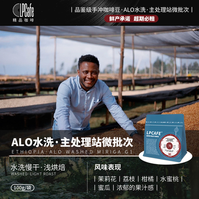 LP CAFE新产季2025ALO水洗74158获奖主微批次埃塞精品手冲咖啡豆