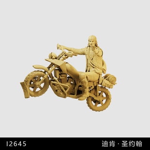 【往日不在】迪肯·圣约翰 1/64小人偶模型手办1:43比例微缩白模