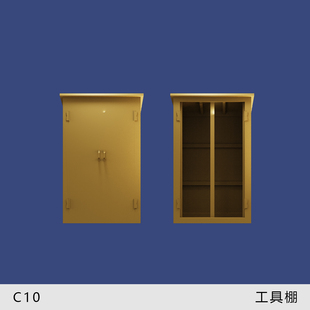 【工棚】工具间小木屋 场景配件 1/64小人偶模型手办1:43微缩白模