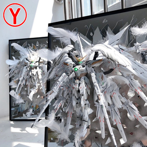 大班模型国产白雪姬飞翼MB强袭自由MG红异端独角兽拼装玩具手办