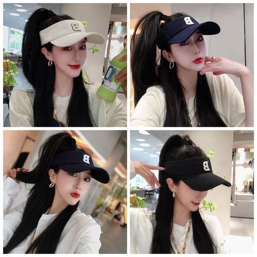 运动空顶鸭舌帽女时尚百搭春夏季