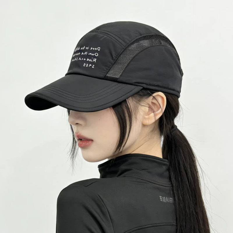 户外运动风鸭舌帽薄款女士春夏季