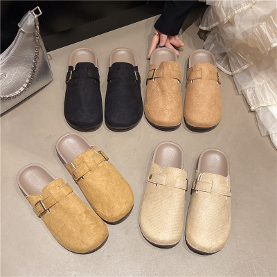women's mules slippers men clogs cork sandals outdoor slides
