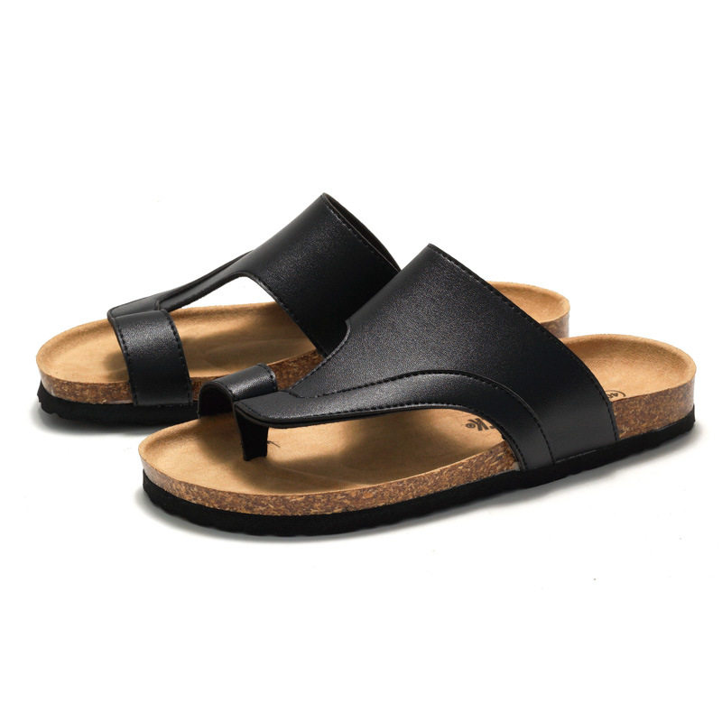 男外穿拖鞋classic cork sandals for men slippers男式软木
