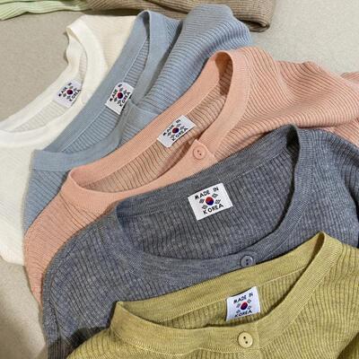 2026 Women Cardigans Sweater O-neck Knitwears Tops女开衫上衣