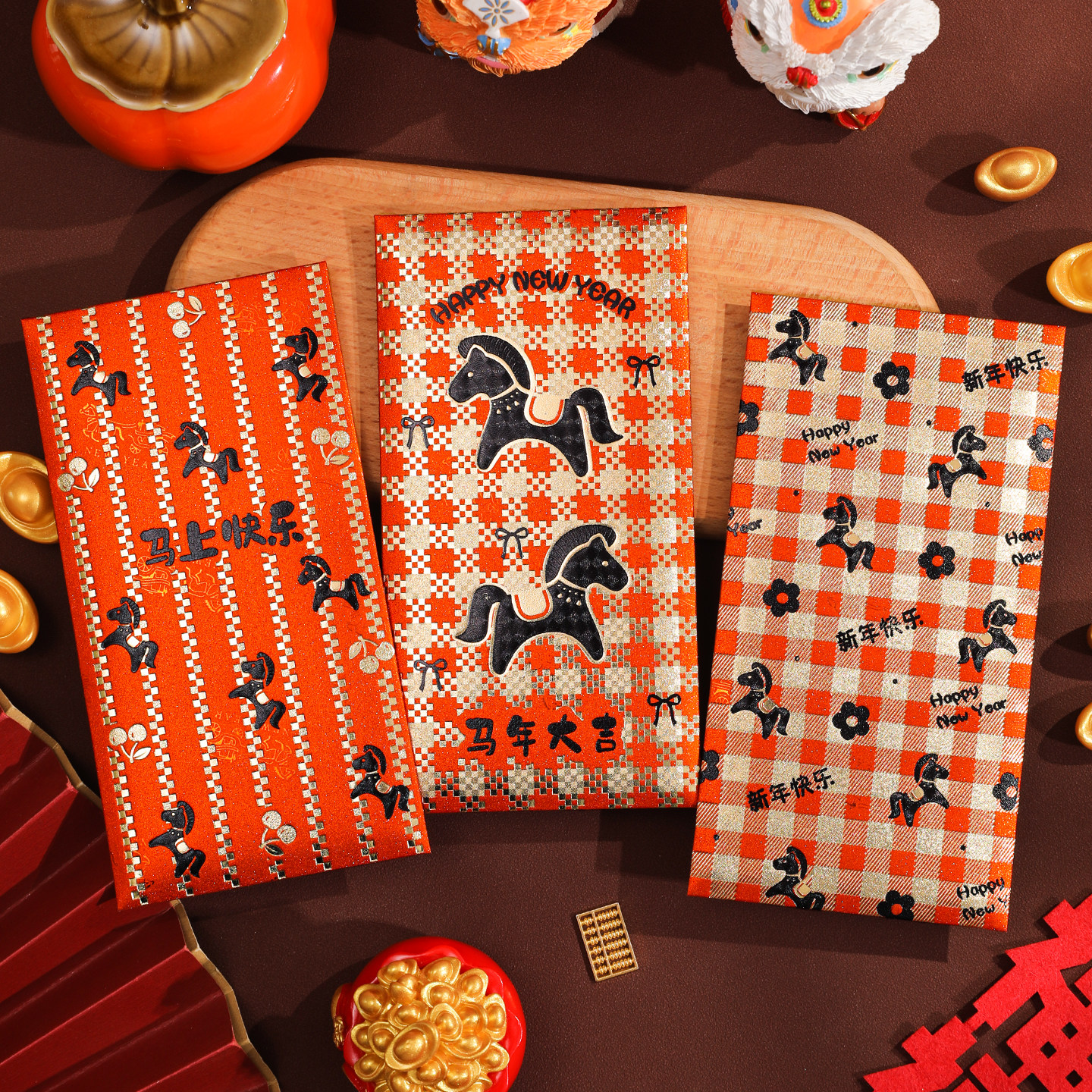 马年红包个性创意2026新款高档橙色利是封新年红包春节过年压岁包,节庆用品/礼品,红包/利是封,淘宝优惠券,粉丝福利购,淘宝优惠卷