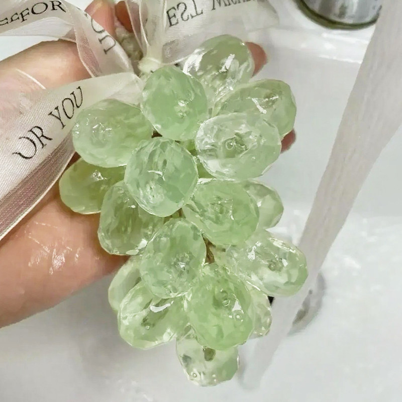 新款钻石水晶葡萄香皂家用透明洗手肥皂卫生间装饰香薰创意伴手礼