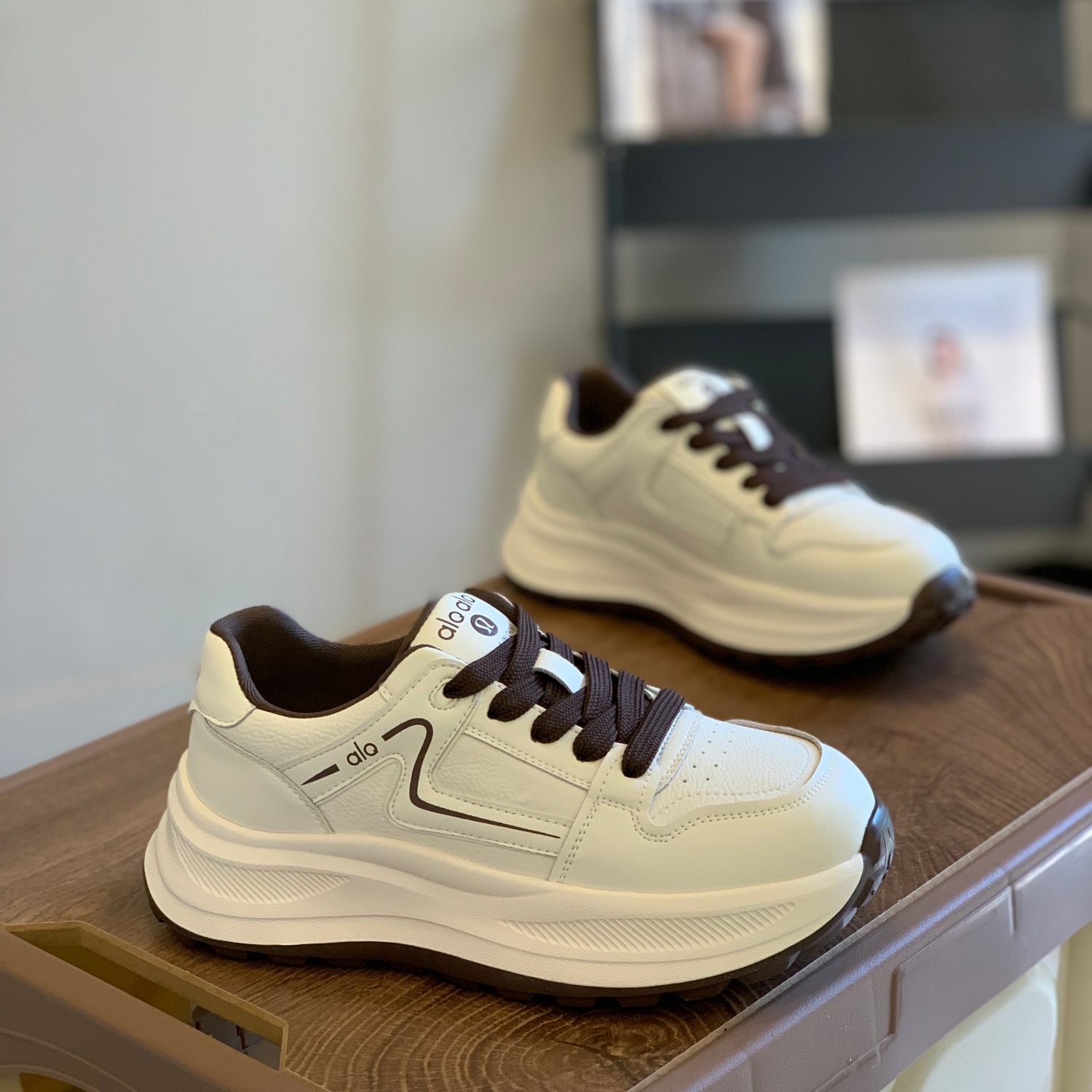 轻便厚底显脚小小众休闲老爹鞋