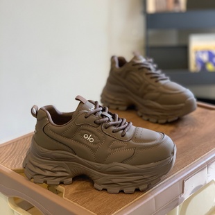 踩屎感复古休闲运动鞋 老爹鞋 女6CM增高厚底显腿长女2025秋冬新款