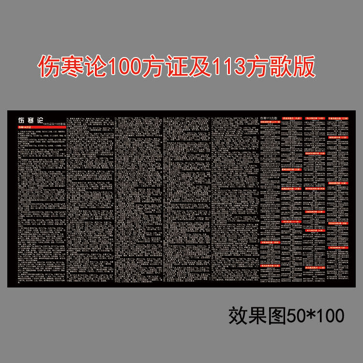 中西系列鼠标垫汤头歌诀伤寒论方剂中药针灸超大鼠标垫电脑键盘垫