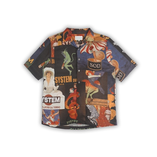 宽松亲肤复古做旧古巴领短袖 SOD 阔形夏威夷衬衫 味美思 Co.