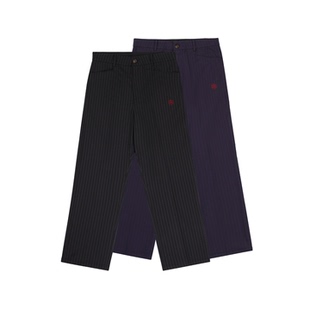 直筒垂坠宽松舒适亲肤休闲长裤 SOD Melvins 刺绣条纹西裤 Co.