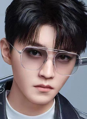 王俊凯同款飞行员太阳镜偏光开车专用驾驶墨镜男潮复古方框冷茶色