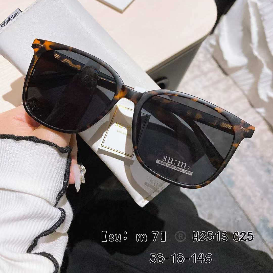 2026新款玳瑁纹大框太阳镜男女时尚复古高清防晒墨镜显脸小配近视