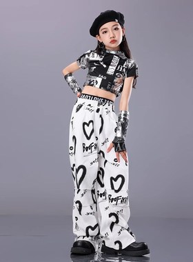 速发爵士舞裤子服儿潮酷少装演出服甜酷团亮片jaz特模zT台走秀潮