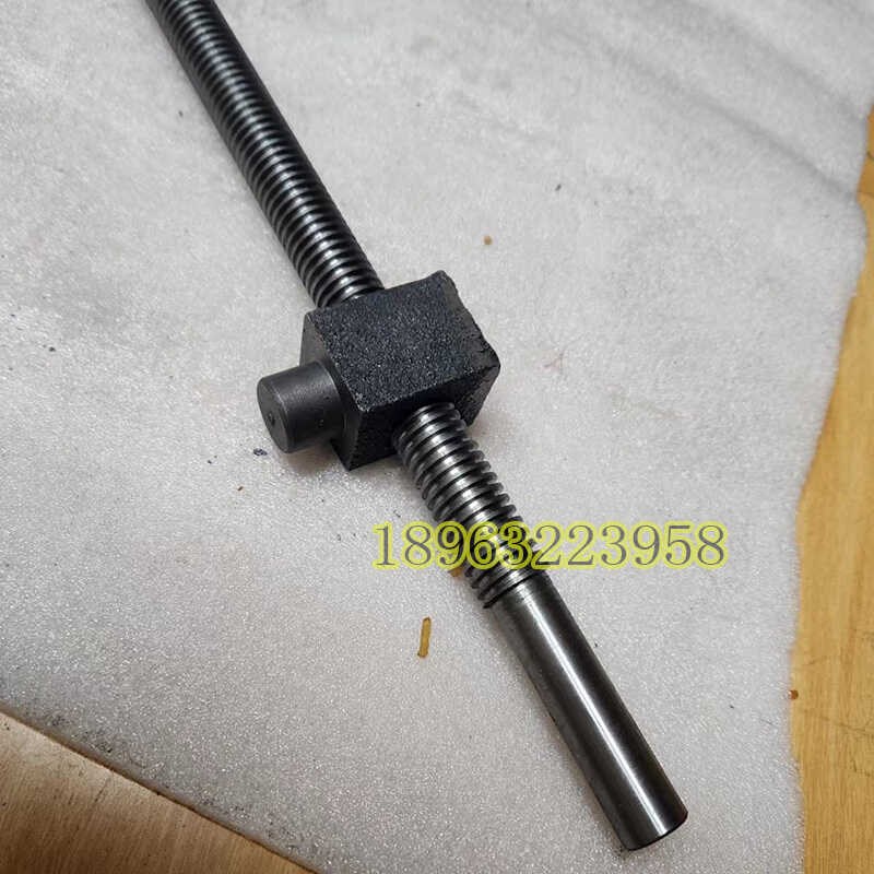 速发滕州钻铣床ZX5 ZX50F丝杆螺杆 自动走刀丝杠 螺母丝母配件50