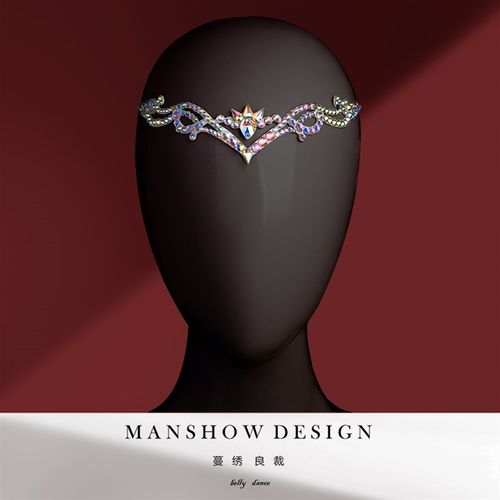 速发蔓绣肚皮舞 国标头舞丁拉  饰配饰新款百搭额饰