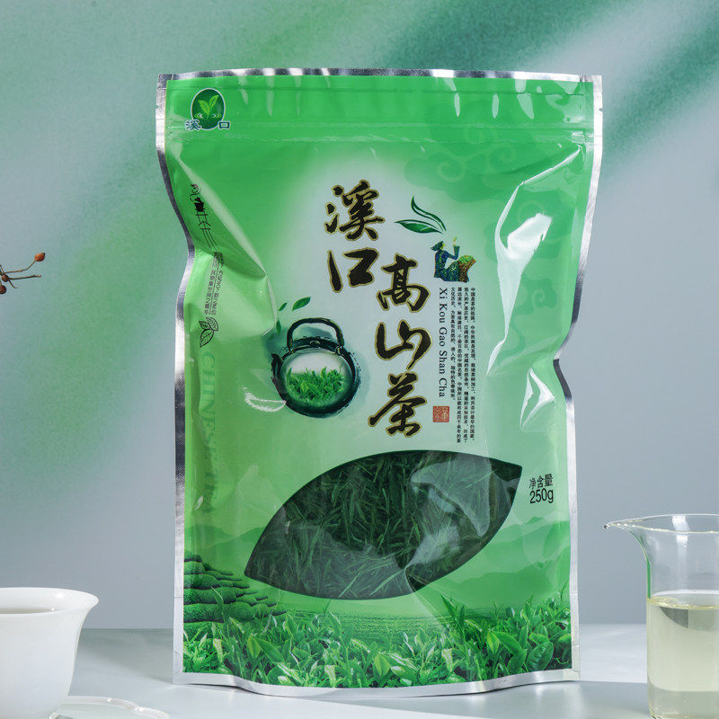 溪口高山茶2026新茶炒青清香型明前绿茶嫩芽春茶散装茶叶250g