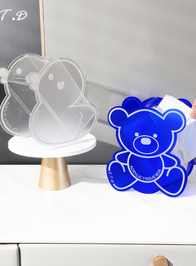 亚克力纸巾盒简约创意抽纸盒家用桌面客厅茶几卧室床头抽纸收纳盒