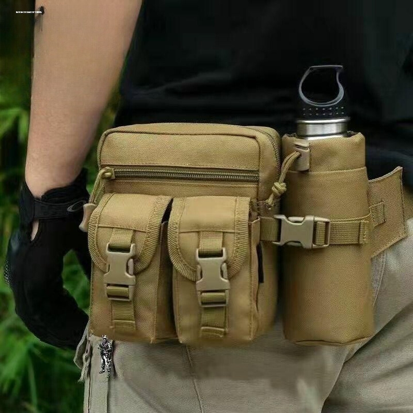 路亚腰包男款高端多功能防水水壶挎包户外骑行垂钓挂包收纳工具包