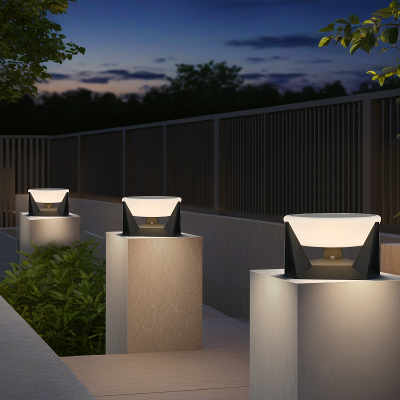 太阳能柱头灯户外防水别墅花园LED景观庭院灯围墙大门两侧柱子灯,家装灯饰光源,柱头灯,淘宝优惠券,粉丝福利购,淘宝优惠卷