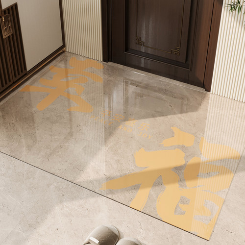 软玻璃入户门地垫玄关大门口进门脚垫子防滑除尘耐脏耐磨透明地毯