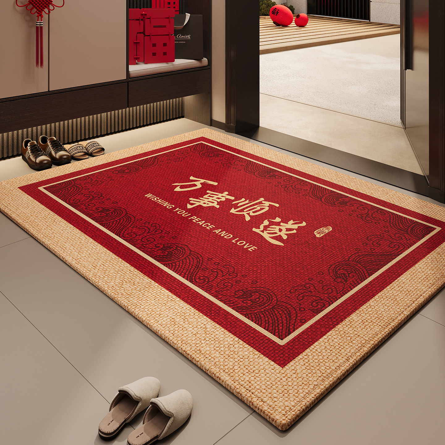 入户门地垫红色大门口进门脚垫