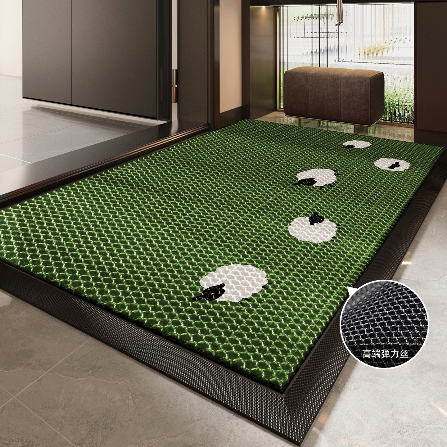 2026新款入户门地垫弹力丝玄关大门口进门脚垫子加厚防滑除尘地毯,居家布艺,入户地垫,淘宝优惠券,粉丝福利购,淘宝优惠卷