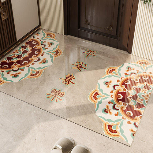 入户地垫软玻璃透明卡通耐脏