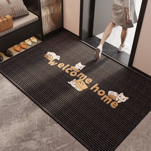 入户门地垫卡通进门脚垫家用室内防滑除尘耐脏耐磨地毯玄关大门口