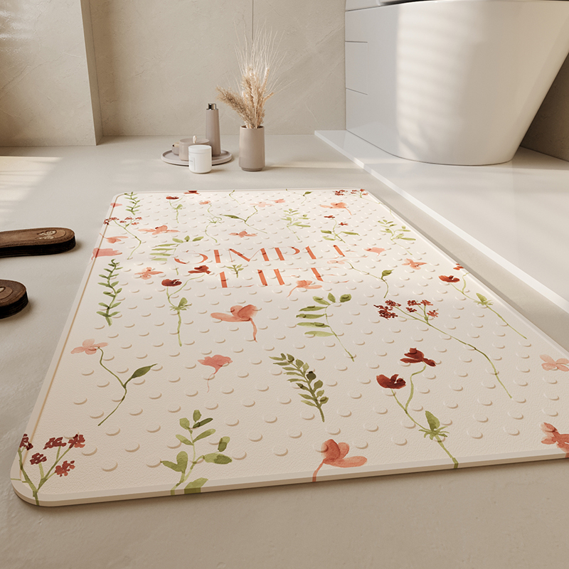 浴室防滑垫儿童孕妇洗澡防摔脚垫吸盘垫免洗可擦淋浴房卫生间地垫