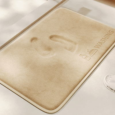 卫生间地垫免洗可擦加厚海绵地毯门垫厕所洗手间门口吸水软脚垫子