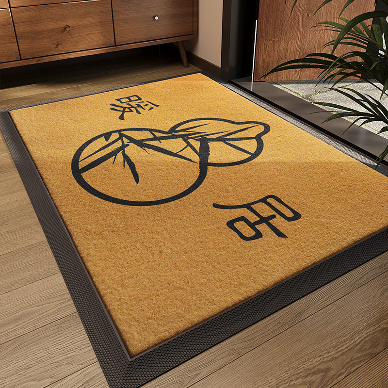 入户门地垫仿椰棕民宿庭院耐磨高级感脚垫别墅大门口进门除尘地毯