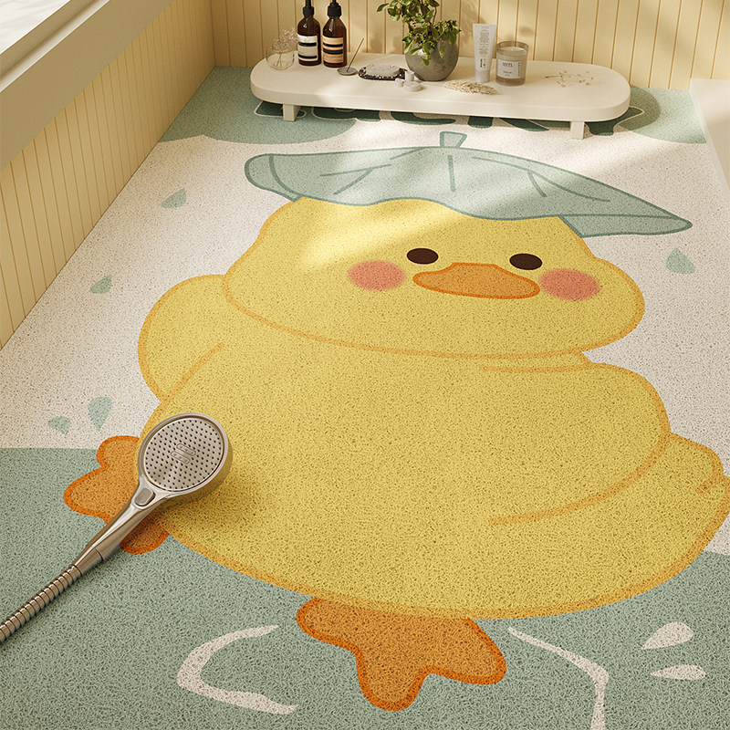 卡通丝圈浴室垫防滑脚垫儿童孕妇洗澡防摔垫卫生间淋浴房隔水沥水,居家布艺,家用脚垫,淘宝优惠券,粉丝福利购,淘宝优惠卷