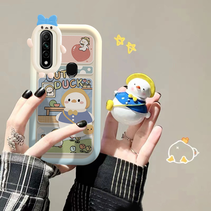 oppoa8硅胶小怪兽鸭子手机壳防摔