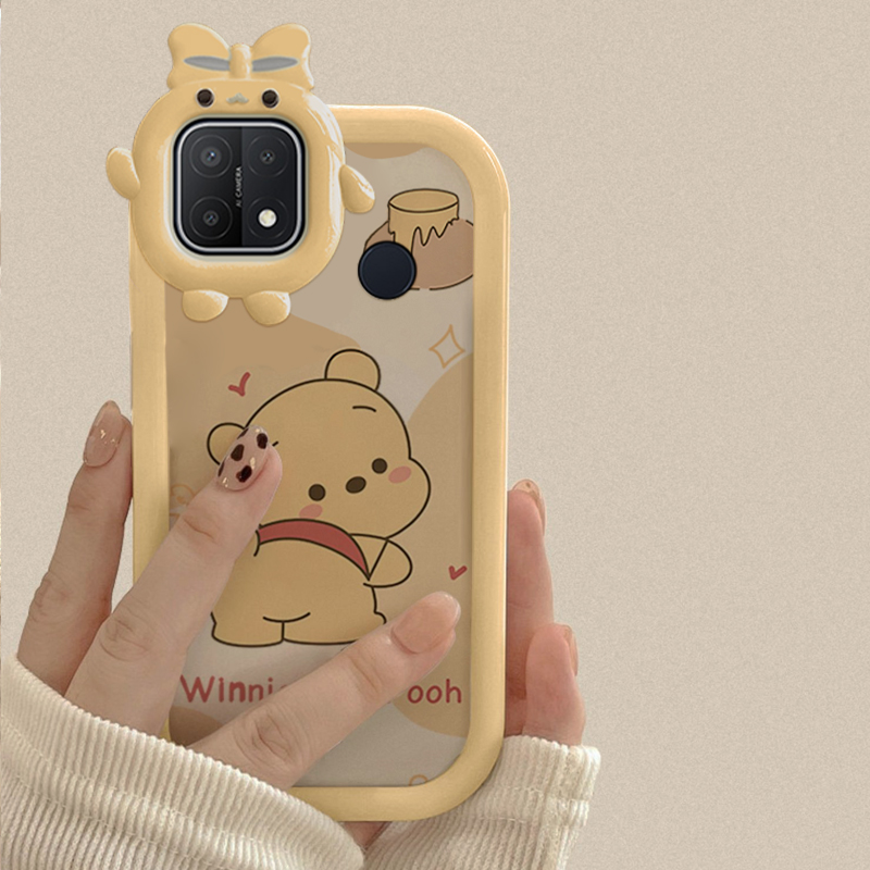 OPPOA35硅胶维尼熊手机壳防摔