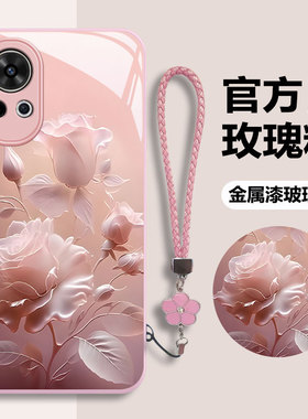 适用华为Nova12手机壳10Pro镜头全包Nova9SE防摔11Ultra保护套8SE活力版金属漆7玻璃壳6小清新5梦幻4绽放玫瑰