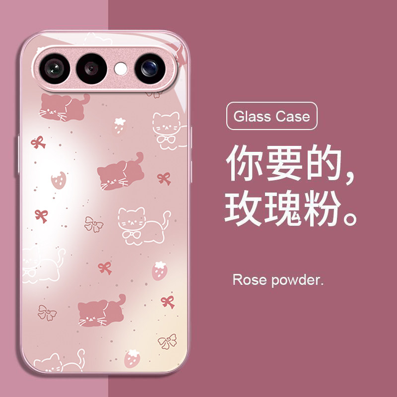 草莓猫咪适用vivoS50Promini手机壳30女S20新款19玻璃18全包16金属漆15新年s12玻璃挂绳S10简约9防摔保护套马,3C数码配件,手机保护套/壳,淘宝优惠券,粉丝福利购,淘宝优惠卷