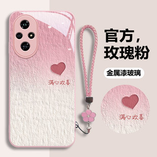 女爱心 防摔60SE保护套50满心欢喜30S新款 适用荣耀200手机壳honor荣耀100PRO金属漆90GT玻璃80PRO直屏版 70PRO
