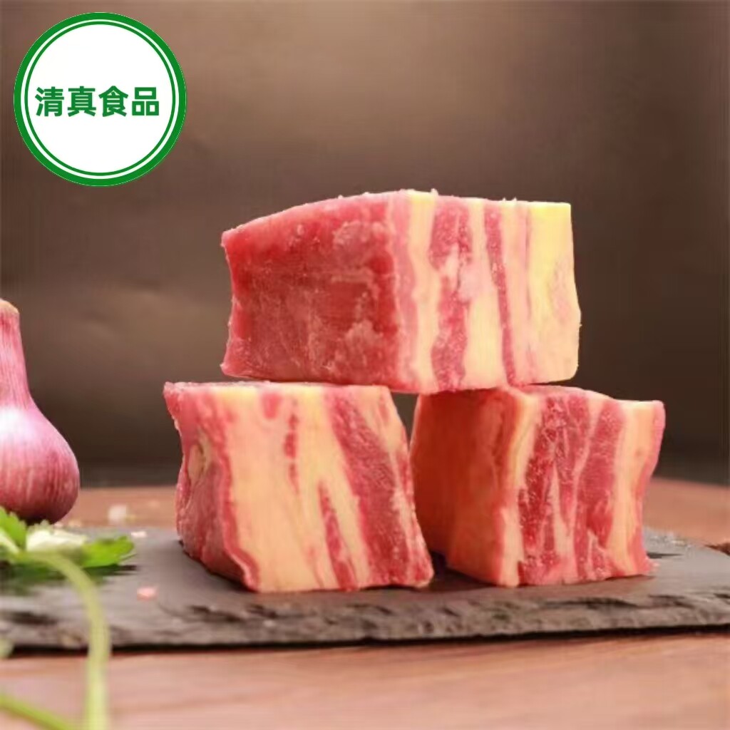牛肋骨原切散养黄牛肉正宗肋眼骨牛仔骨/牛排骨