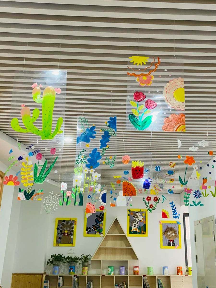 亚克力板透明膜pvc涂鸦画材幼儿园美术区绘画手工画板丙烯马克笔