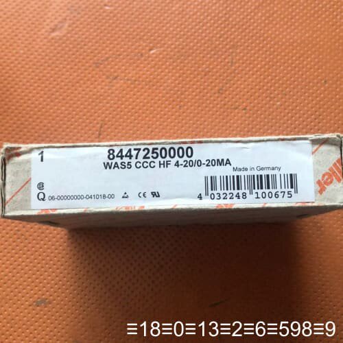 正品魏德米勒信号隔离继电器 WAS5 CCC HF 84