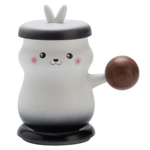 马克杯带盖高颜值可爱杯子姓氏杯办公室陶瓷家用水杯泡茶杯带礼盒