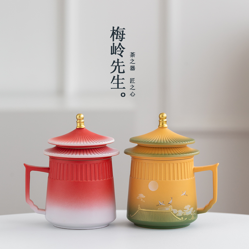 故宫杯国潮文创陶瓷水杯送礼