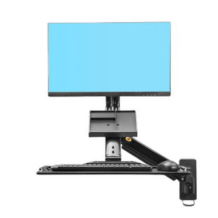 NB通用D32/MB32坐站交替显示器屏幕支架键盘托架壁挂F150工业医疗