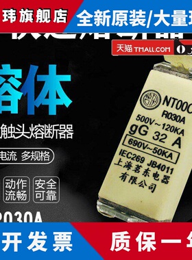 快熔NT00C NH00C RT20 R030A 熔断器熔芯体32A 63A 80A 100A 160A