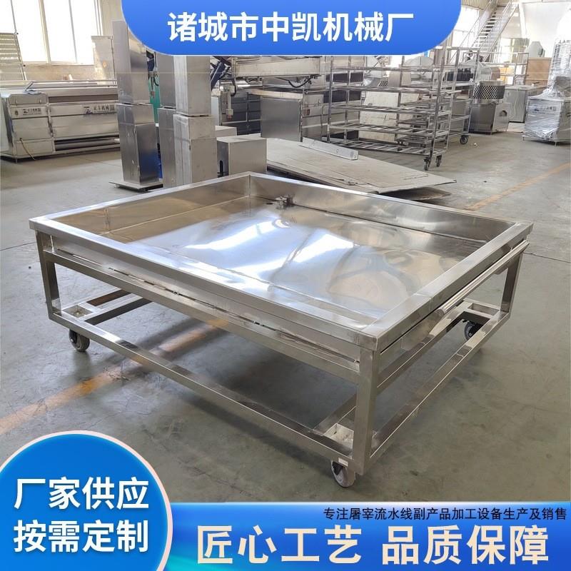 屠宰设备生产厂家 肉类车间流水线分割案台 牛羊分割暂存工作台